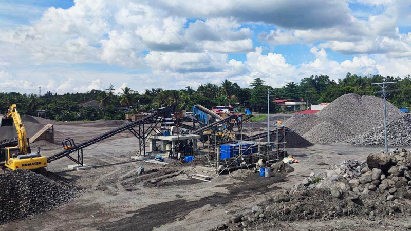Planta Trituradora Estacionaria de Grava en Filipinas